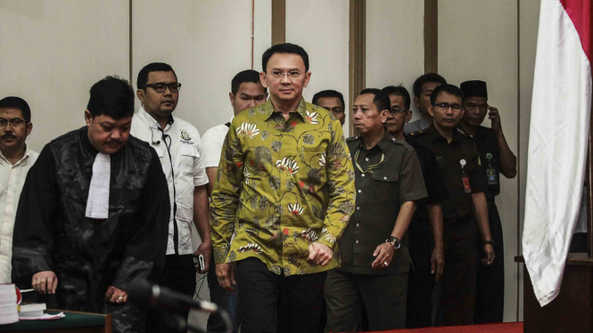 Sidang lanjutan kasus dugaan penistaan agama dengan terdakwa Basuki Tjahaja Purnama alias Ahok.