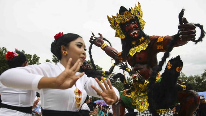 Festival Ogoh-Ogoh Jelang Perayaan Hindu di Indonesia