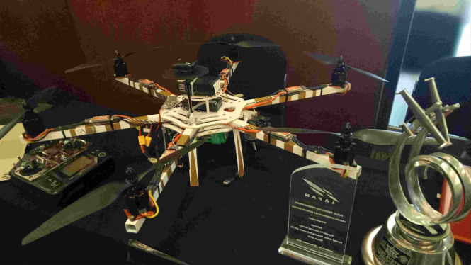 Drone buatan mahasiswa UI