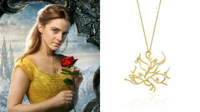 Kalung yang dikenakan Emma Watson di Beauty and The Beast