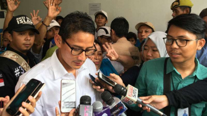 Calon wakil gubernur DKI, Sandiaga Uno. 