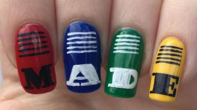 Nail art terinspirasi album BIGBANG