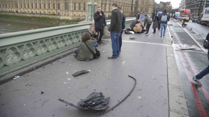 Kondisi pasca serangan teror di Parlemen Inggris