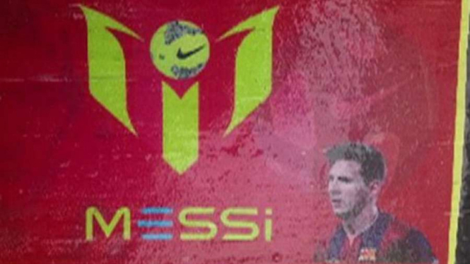 Kokain dengan logo Messi