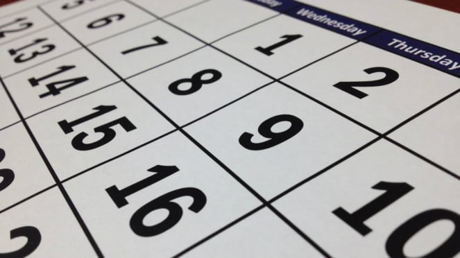 Ilustrasi kalender.