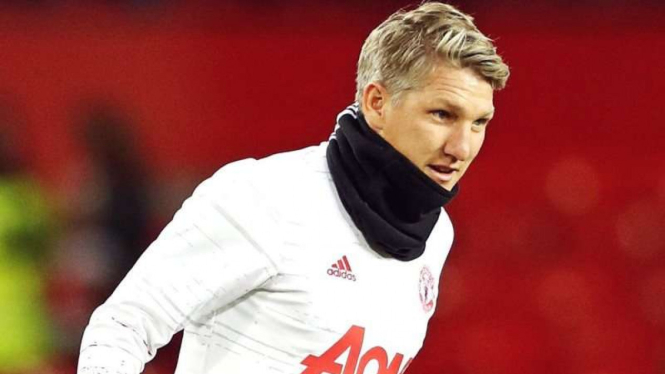 Bastian Schweinsteiger saat masih memperkuat Manchester United