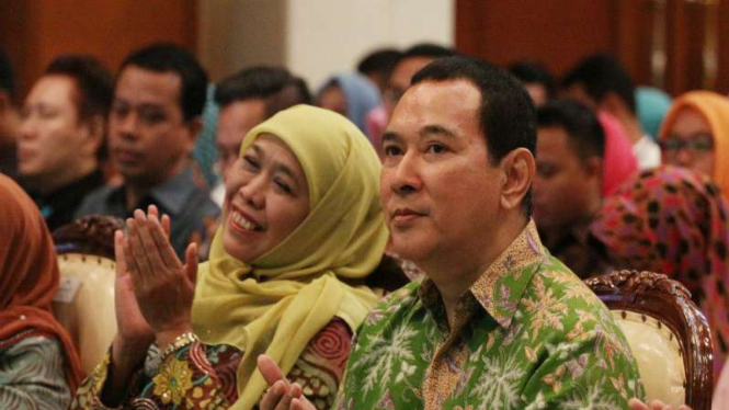 Tommy Soeharto menghadiri penutupan Rapimnas PP Muslimat NU
