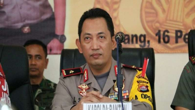Listyo Sigit Prabowo saat menjabat sebagai Kapolda Banten
