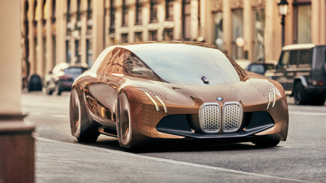 Mobil konsep BMW Vision Next 100.