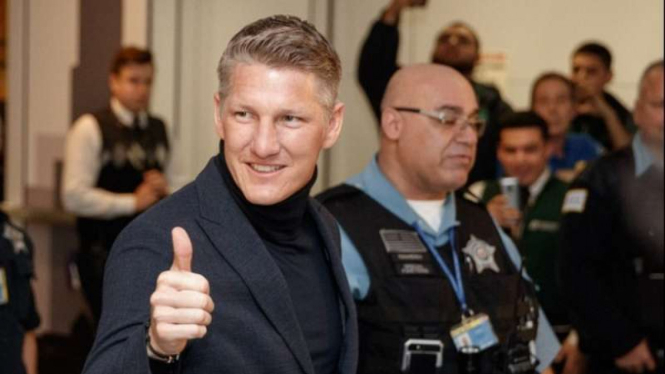 Bastian Schweinsteiger, setibanya di Chicago