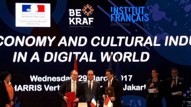 Presiden Prancis berharap kerja sama perfilman dengan Indonesia bisa meningkat.