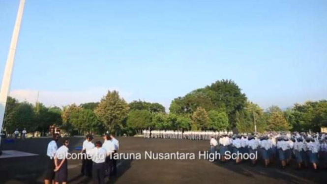 Murid SMA Taruna Nusantara