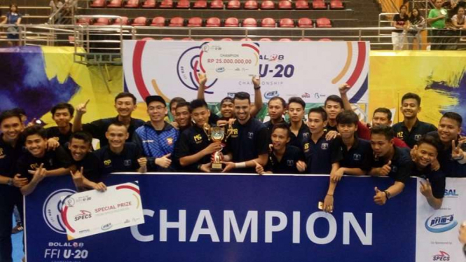 BJL Semarang Juara FFI U-20 Championship 2017
