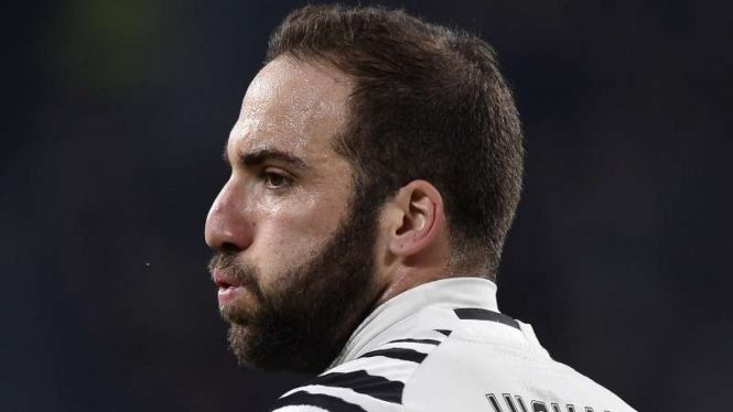 Penyerang Juventus, Gonzalo Higuain.