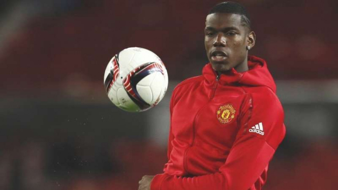 Gelandang Manchester United, Paul Pogba