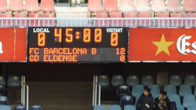 Barcelona menang besar atas Eldense