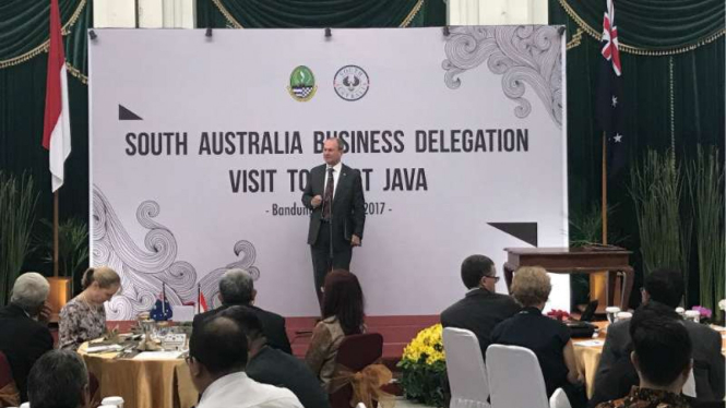 Menteri Perdagangan Australia Selatan, Martin Hamilton-Smith.