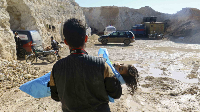 Ganasnya Serangan Senjata Kimia di Idlib Suriah