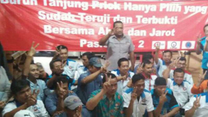 Buruh Tanjung Priok dukung Ahok-Djarot