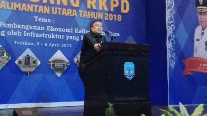 Menteri PPN/Kepala Bappenas, Bambang Brodjonegoro di Musrenbang, Kaltara.
