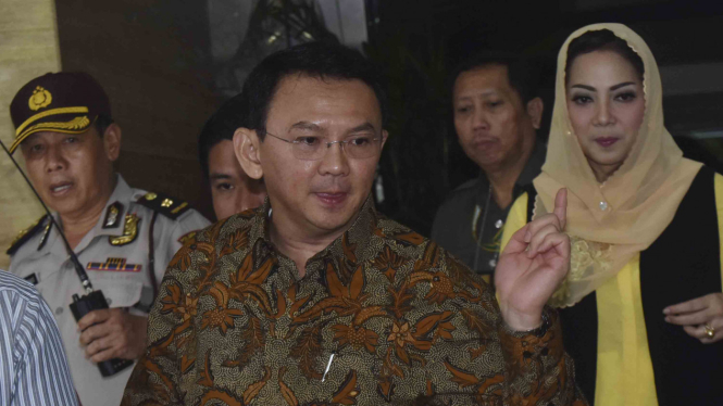 Gubernur DKI Basuki Tjahaja Purnama alias Ahok.