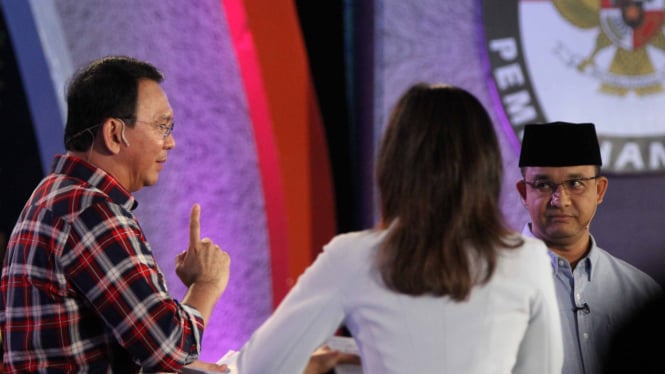 Debat Ahok-Anies dan Djarot-Sandi