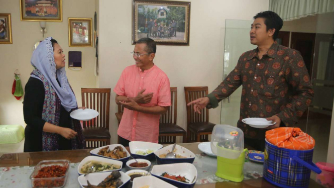 Putri Gus Dur, Yenny Wahid bertemu Mantan Menteri BUMN Dahlan Iskan.