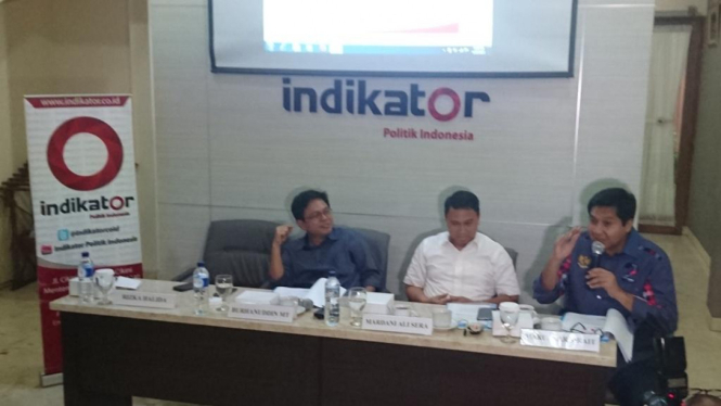 Lembaga survei Indikator Politik Indonesia 