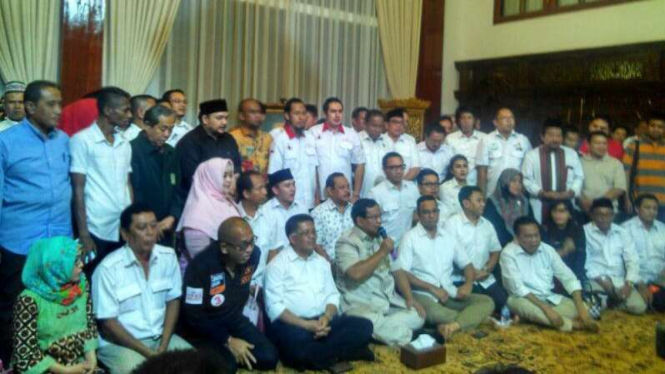 Sejumlah tokoh kumpul di kediaman Prabowo, Sabtu (15/4/17).