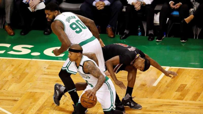 Pertandingan Playoff NBA antara Boston Celtics komtra Chicago Bulls