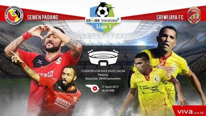 Preview pertandingan Semen Padang versus Sriwijaya FC.