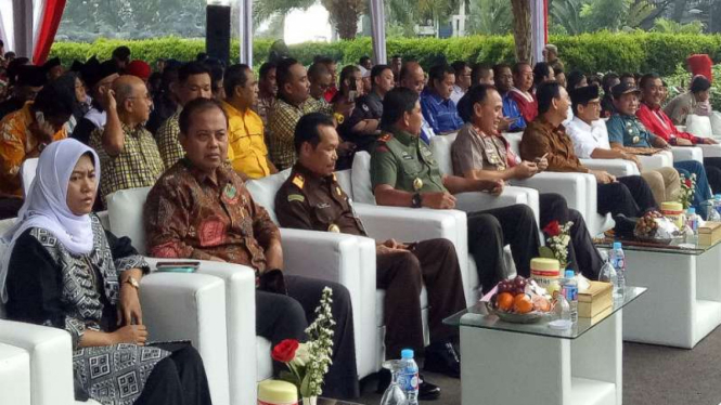 Deklarasi Pilkada DKI Jakarta bersama Cagub dan Cawagub DKI di Lapangan Monas