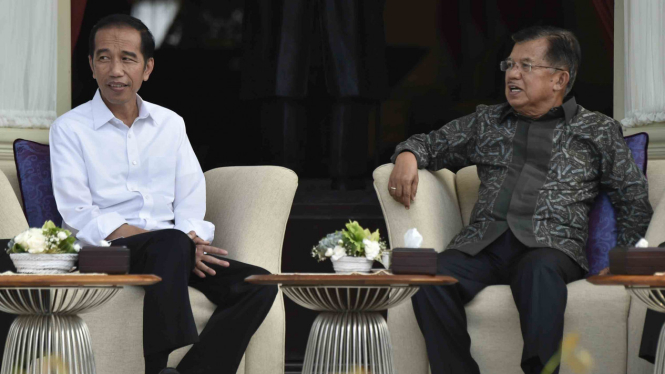 Presiden Joko Widodo dan Wakil Presiden Jusuf Kalla. 