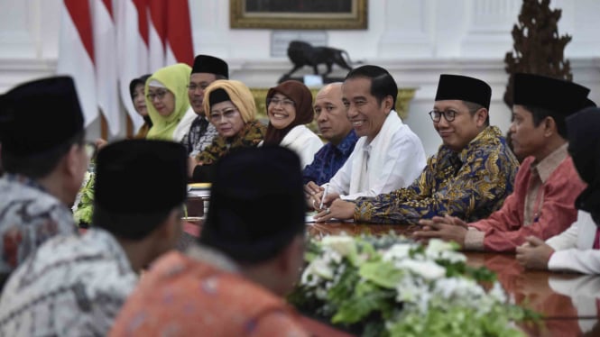 Pertemuan Presiden Jokowi dengan Ulama, Mubalig, dan Ormas Islam. (Foto ilustrasi).