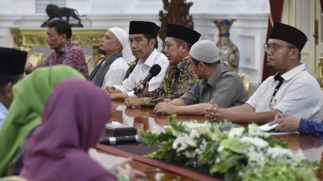 Pertemuan Presiden Jokowi dengan Ulama, Mubalig, dan Ormas Islam