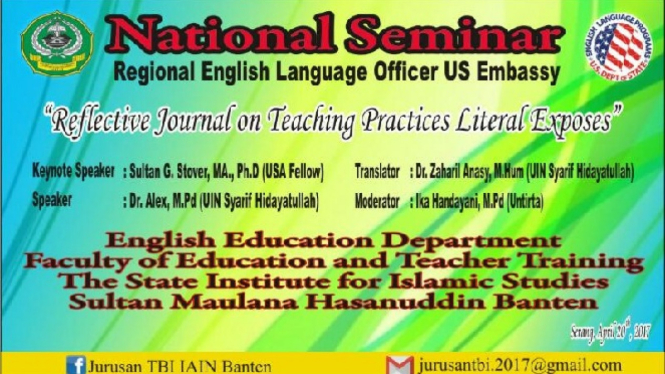 Seminar Nasional IAIN SMH Banten.