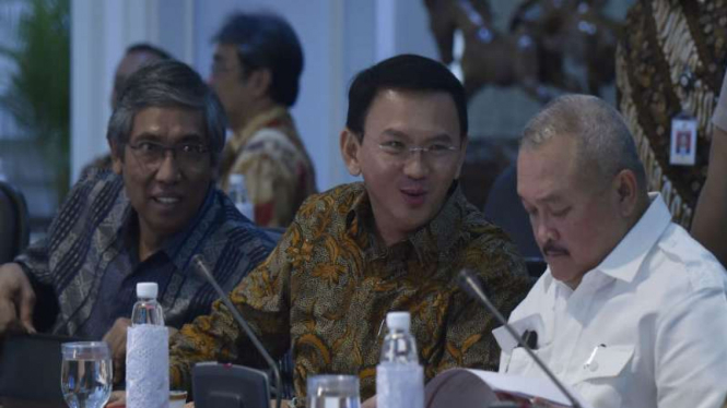 Basuki Tjahaja Purnama atau Ahok ketika menjabat Gubernur DKI Jakarta.