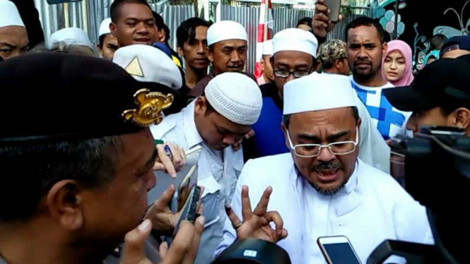 Imam Besar Front Pembela Islam (FPI), Rizieq Shihab.