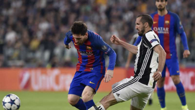 Duel Juventus vs Barcelona