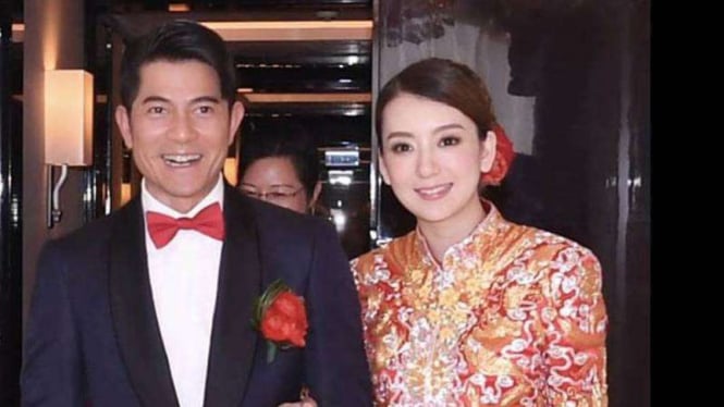 Aaron Kwok dan Moka Fang menikah