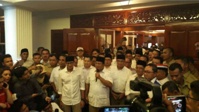 Ketua Umum Dewan Pengurus Pusat Partai Gerindra Prabowo Subianto