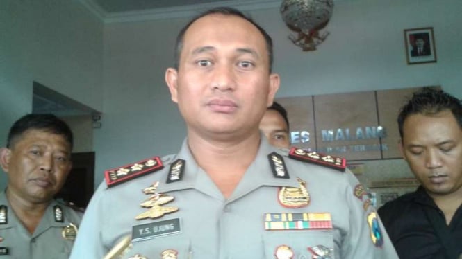 Kapolres Malang, Ajun Komisaris Besar Polisi, Yade Setiawan Ujung.
