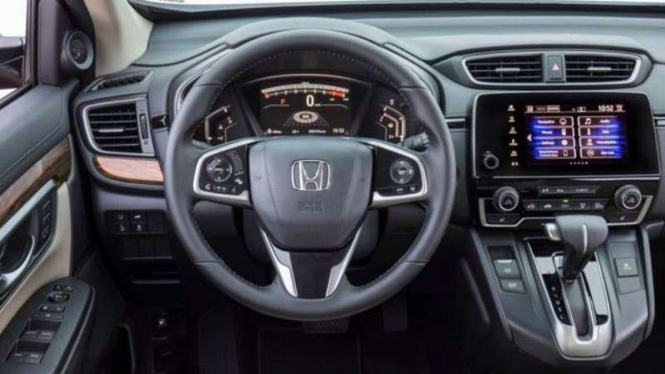 Desain interior Honda CR-V 2017.