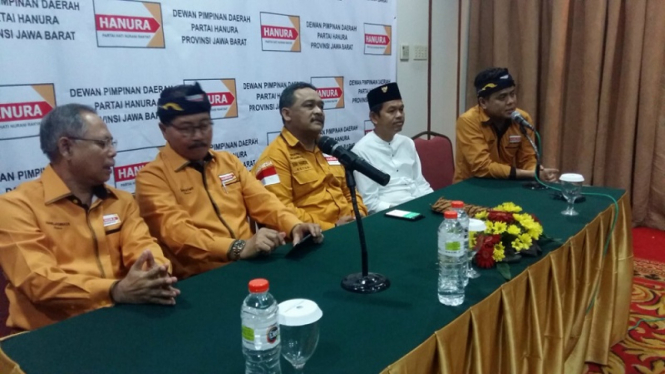 Konferensi Pers DPD Hanura Jawa Barat terkait Pilkada Jabar 2018