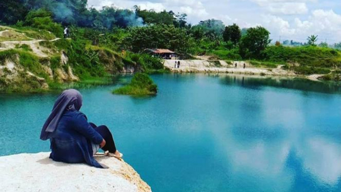 Telaga Biru Cigaru, Danau Cantik Di Tangerang