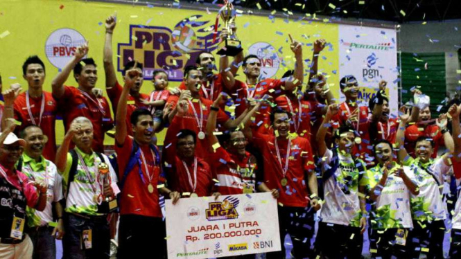Tim putra Jakarta Pertamina Energi juara Proliga 2017