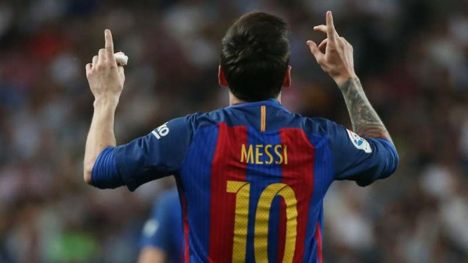 Megabintang Barcelona, Lionel Messi