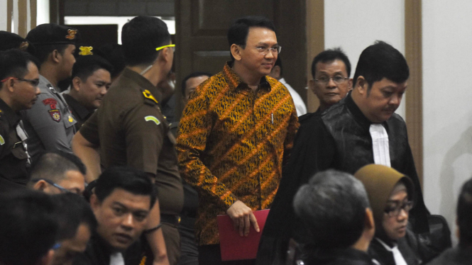 Terdaksa kasus penodaan agama Basuki Tjahaja Purnama alias Ahok.