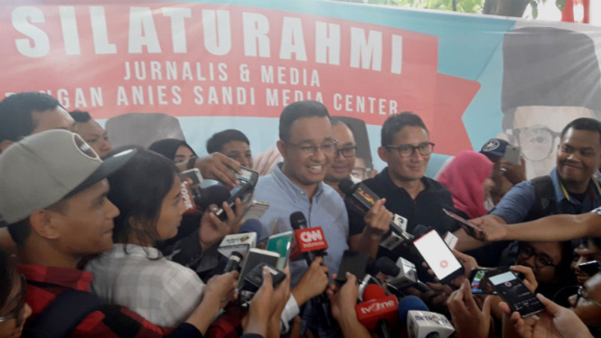 Cagub dan Cawagub DKI Jakarta, Anies Baswedan dan Sandiaga Uno.