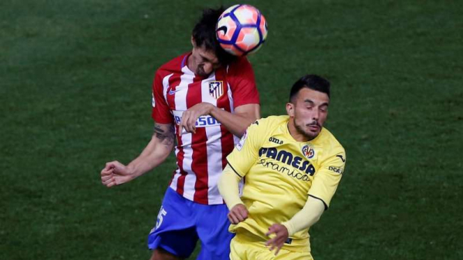 Pertandingan Atletico Madrid melawan Villarreal di ajang LaLiga